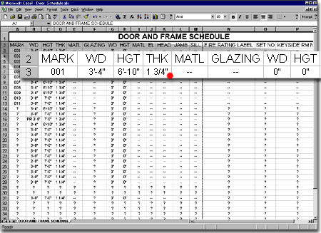 Window And Door Schedule Template Excel from www.archidigm.com