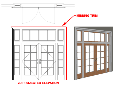 Door Elevation Dwg