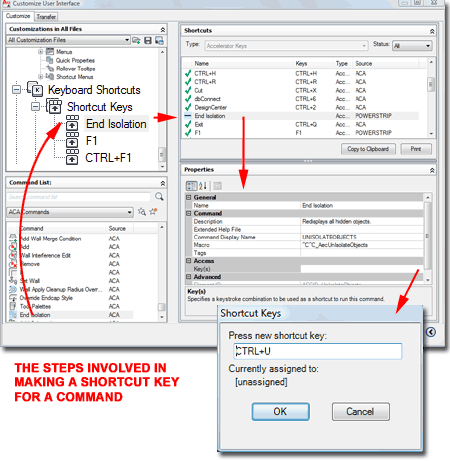 autocad commands shortcuts